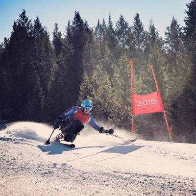 Sit skier on the Para Snowsports GB team , #teamGB #AlpineSkiing #BDST