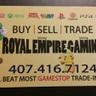 RoyalEmpGaming's profile picture. Video game store located in central Florida. Our address is 929 s us highway 1792 Longwood Florida 32750. We carry from retro all they way to new age gaming.
