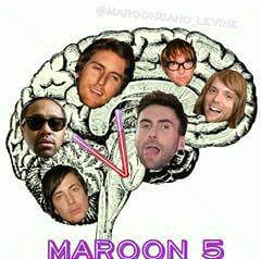 Adam Levine♥Jesse Carmaichel♥Mickey Madden♥Pj Morton♥James Valentine