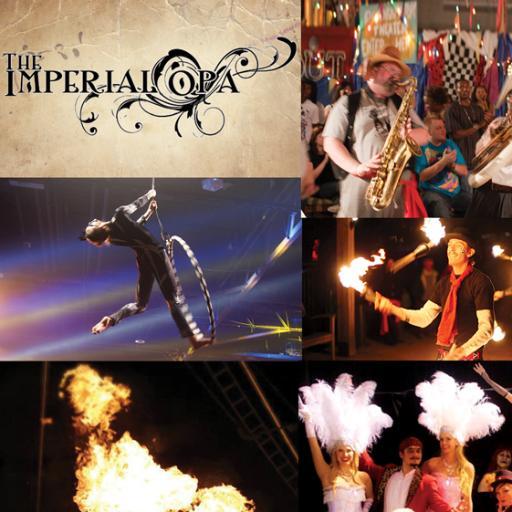 The Imperial OPA Circus Modern Circus Experiences for: PARTIES CORPORATE EVENTS FUNDRAISERS AND MORE! For booking and rate info: http://t.co/B6WEfQUQ2i