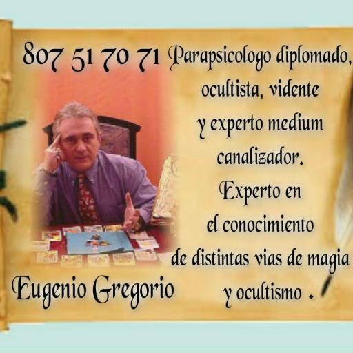 Eugenio Gregorio, parapsicólogo,vidente,realiza determinadas prácticas de esoterismo.Sanador ESPIRITUAL por ARKETIPOS Homeopata y Naturopata diplomado.