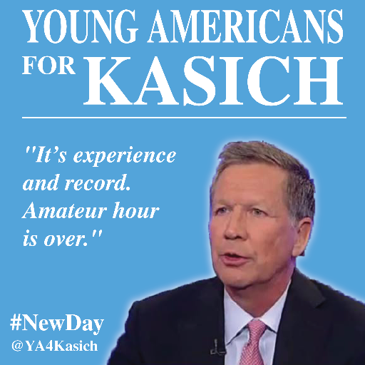 Young Americans who support @JohnKasich for President. #RunJohnRun