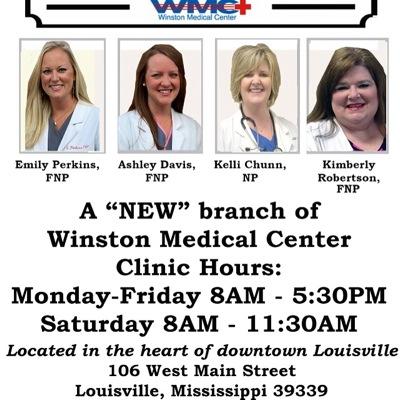 Healthcare for the Family • Walk-in No Appointment needed • Open during Lunch Emily Perkins, FNP • Ashley Davis,FNP • Kelli Chunn,ACNP • Kimberly Robertson,FNP