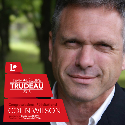 ColinWilson2015's profile picture. The @liberal_party candidate for #BarrieInnisfil in the Oct 19, 2015 Federal #Election. 705-719-4435.