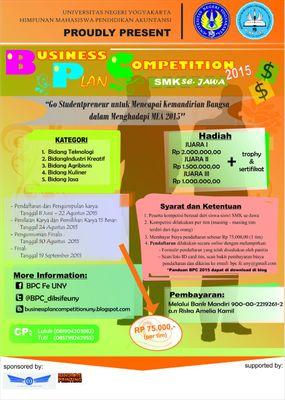 Akun resmi business plan competition Hima Pendidikan Akuntansi FE UNY