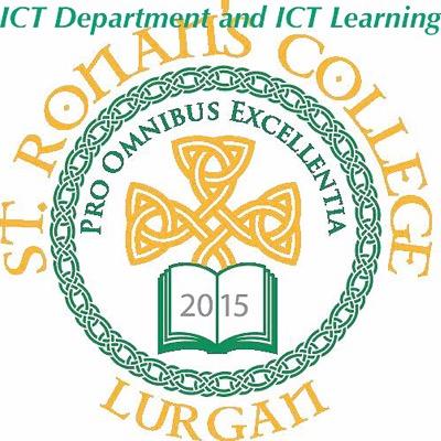 Welcome to ICT in St Ronan's College Lurgan.  A new 11 -18 Co Educational Voluntary Grammar School opened on the 1st September 2015.