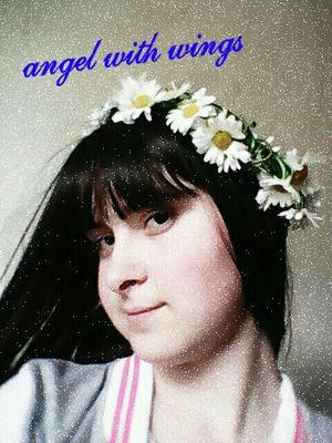 Angel with wings Profile