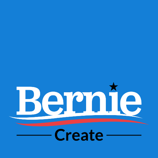 #CreateForBernie - Create and share creative support for @BernieSanders! Encourage artists / developers / etc. to donate their talents to the campaign!