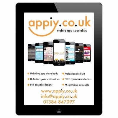 Providing business mobile apps to local UK businesses covering the Midlands including Birmingham, Burton, Coventry, Derby, Dudley, telford, Walsall & Wolves.