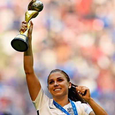 I LOVE to play soccer. I am a big fan of @alexmorgan13 and @hopesolo. I am a fan of uswnt. NJ