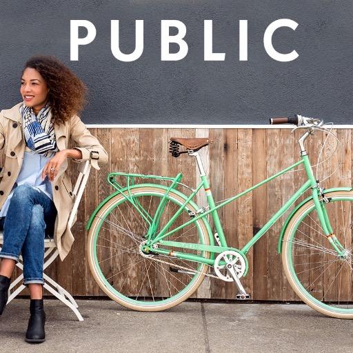 PUBLIC is an urban bicycle and gear company.