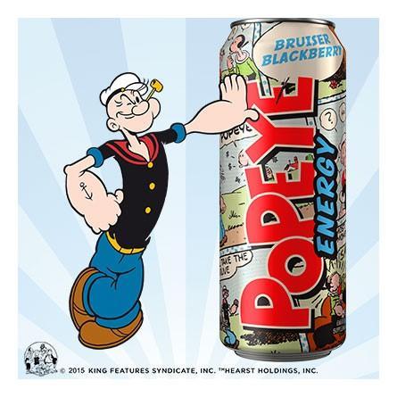 When you’ve had all ya can stands and ya can’t stands no more, grab a Popeye Energy! It's the Natural Energy Alternative with Nothing Artificial.