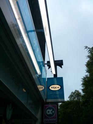 A now-closed independent newsagent in Waterfoot, Rossendale, Lancashire. BB4 9AR. A family-run shop since 1969.