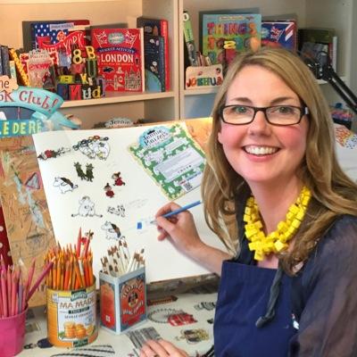 Illustrator of Pop Up Books & founder of Sketchbook Club - Instagram addict - @jenniemaizels