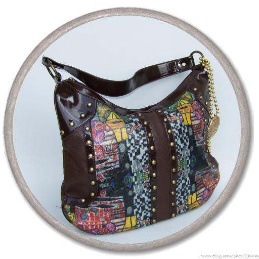 Bags, decoupage and handpainted Synthetic leather zipper bag 
  https://t.co/zwLSJrLKRR  
#bag #bags