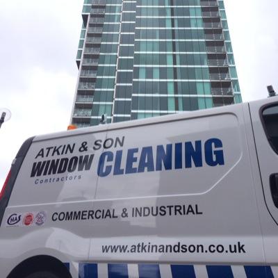 Atkin & Son commercial and industrial window cleaning contractors are based in Sheffield, South Yorkshire, United Kingdom. Established 1946
