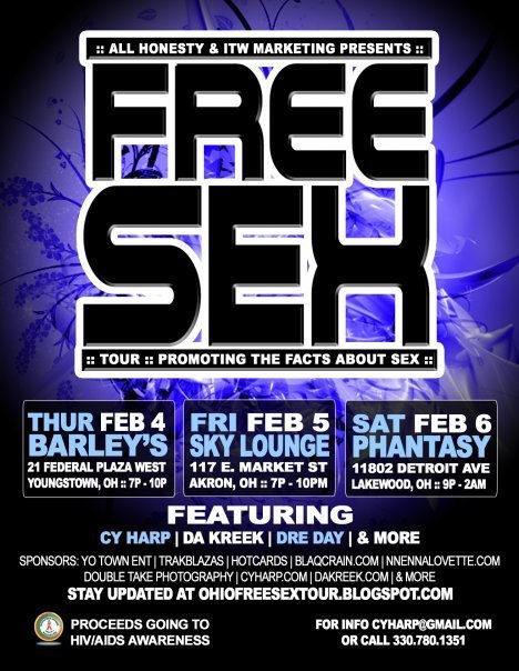 OhioFreeSexTour's profile picture. Ohio Free Sex Tour!!! Promoting the facts of STDs, Hiv/Aids, and Teen Pregnancies!