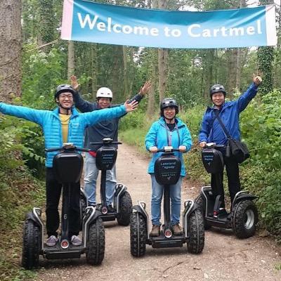 Guided Segway tours around beautiful Cartmel in the Lake District. We are the UK's longest established SegwayAuthorized operator. Call us on 01539 261000