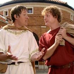 One of Rome's comedic duos. Appearing weekly in the Forum. Caesar is aware of them.