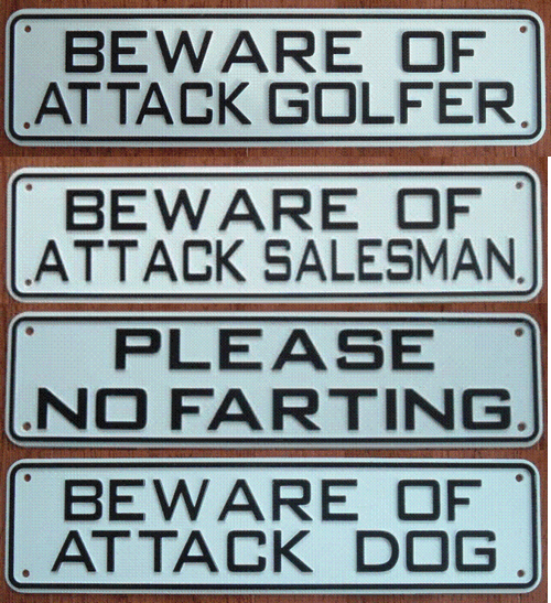 ProductGR's profile picture. Don't let the name Unique Pet Signs fool you, we have a large selection of wild animal, farm animal, people, pet, sports and job related beware of attack signs.