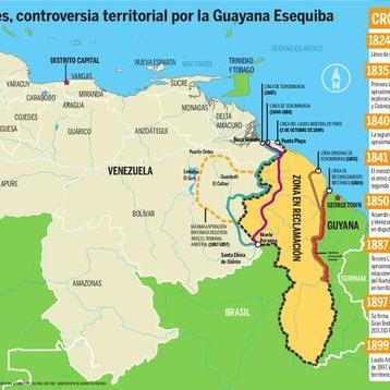 cuando venezuela fue fundada el esequibo era nuestra tierra y capitania nunca sera tierra invadida por ninguna corporacion llamada exxon carajo
