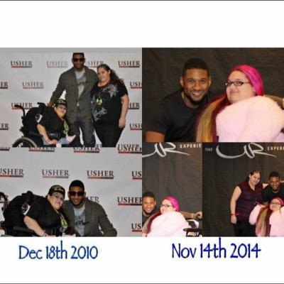 @usher is the king of R&B. I met him 12/18/10 an 11/14/14 .. yes he is following me #TeamUsher #CelticsNation #RedSoxNation #Uconn #BleedBlue #FaZeUp