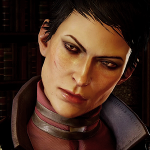 「I'm the one who raised you up.」 Cassandra Pentaghast / DA: Inquisition. bot managed by @elucifexeia.