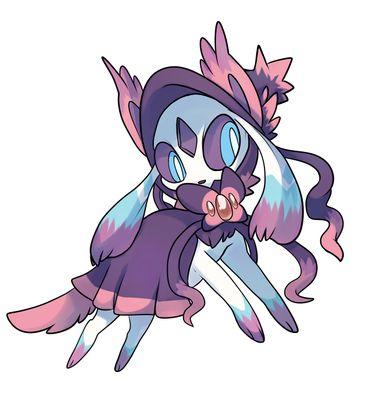 ♥this little girl is a pokémon fusion of Sylveon, Froslass, and Mismagius she lives in a old abandon laboratory where she was made at♥Wild