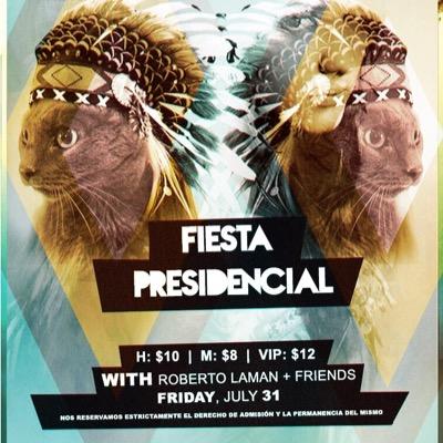 Se viene la presidencial una de las mejores fiestas del año!! 31 de julio