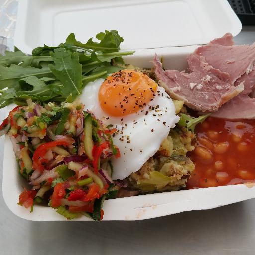 Glastonbury 2017!! Freshly poached eggs served on crispy bubble & squeak! #bubble #eggs #freerange #poached #morebubble also can be found @rhisul