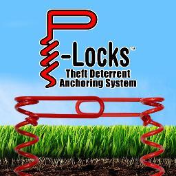 P-Locks LLC Theft Deterrent Anchoring System. Creates a Portable Stationary Object to Security Valuables.