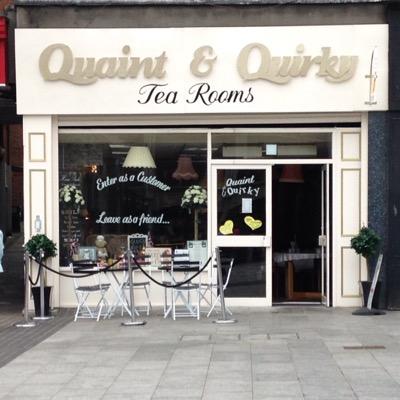 quaint and quirky tearoom stockton
serving a selection of hot and cold food 9am to 3pm daily