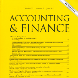 Accounting & Finance. Scholarly journal of the Accounting & Finance Association of Australia and New Zealand https://t.co/PjF0xS8PCM