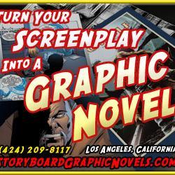 We're graphic novel and comics pros who can help you take advantage of the hottest trend in Hollywood, by turning your script into a Graphic Novel or Comic.