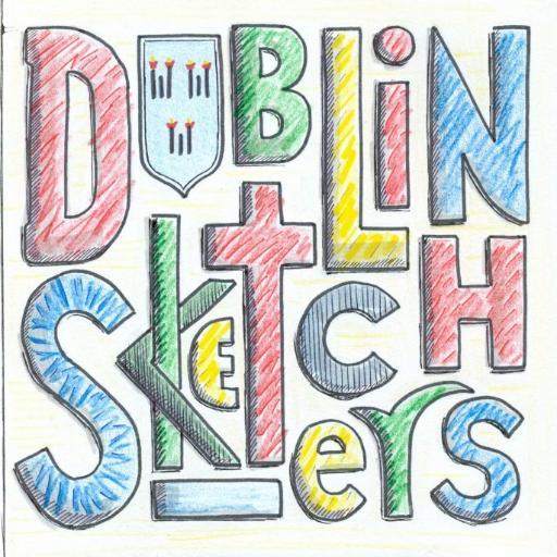 We go out sketching most Sundays in Dublin, Ireland. Different place each week. Follow us to find out where. We're part of Urban Sketchers.