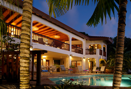 A luxurious white sand caribbean villa rental in the British Virgin Islands