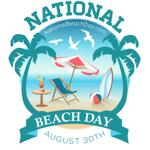 National Beach Day (Aug.30th) celebrates the beauty of beaches globally & encourages beach clean-ups to help save wildlife. Tag #NationalBeachDay #BeachDay