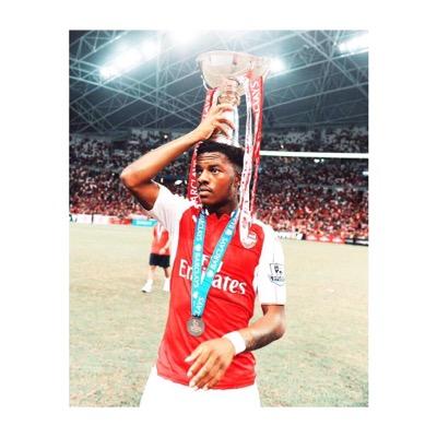 first fan account for arsenal star chuba akpom! 'time waits for no one'.