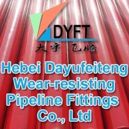 Hebei Dayufeiteng Wear-resisting Pipeline Fittings Co., Ltd. is the first professional concrete pump pipe and spare parts manufacturer in China .