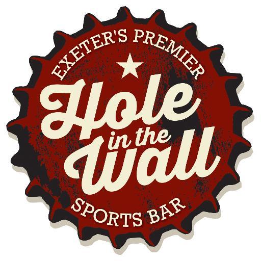 Exeter's Premier Rugby Pub & Express & Echo Pub of the Year 2014. NOW OPEN! Bookings: info@theholeinthewall.pub