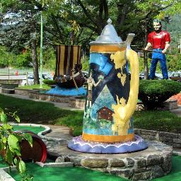 Top 10 miniature golf course in the world! Located on the beautiful shores of Lake George. #aroundtheworldgolf