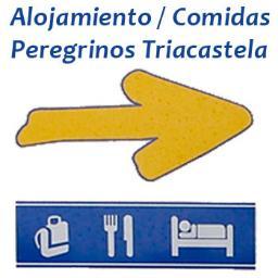 Dormir en Triacastela en Hostal, Pensión o Tipo Albergue en Litera o Habitación con Baño - Comer en Triacastela en Restaurante y con Menú Peregrino