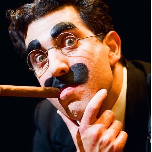 An Evening With Groucho features the awarding-winning stage portrayal of legendary Groucho Marx. Runs in NY, London, on PBS and in over 400 cities world-wide.