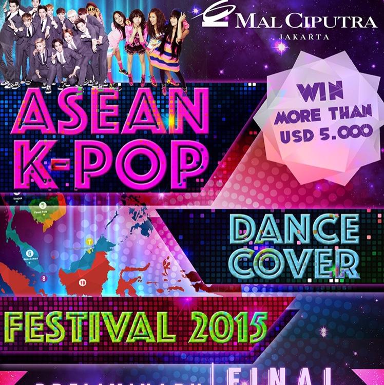 Mal Ciputra Jakarta proudly present : ASEAN KPOP DANCE COVER FESTIVAL 2015
Organized by @onframe_
Info : 082112128866
E-mail: info@onframe.net
