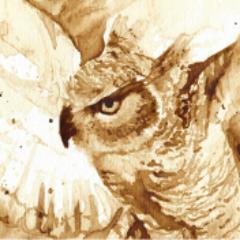 stay at home mom, doing art using coffee as a medium!