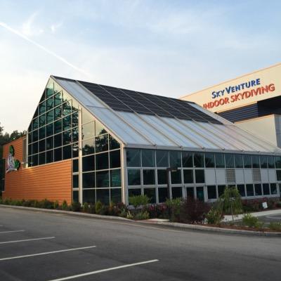 SkyVenture | Surfsup NH
-Indoor skydiving/training facility 
-The worlds largest indoor surf stream 
-The Fishpipe
-25' rock wall 
-The Oasis Cafe