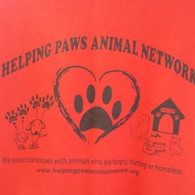 Helping local rescue groups with funds for food,
shelter, vet services, boarding, and other critical needs for
animals that are hungry, hurting, or homeless.