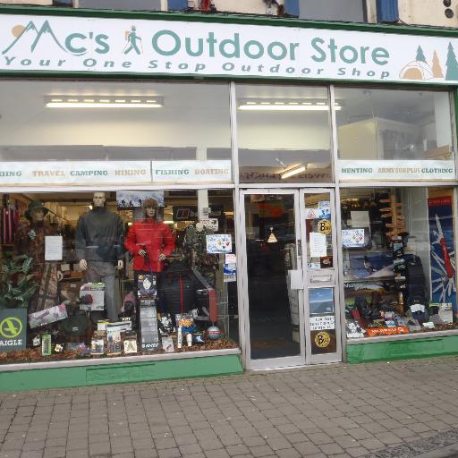 No.1 stockist of all your Boating,Camping,Cycle,Fishing,Hiking,Hunting,Kayaking,Army Surplus and Skiwear needs.
