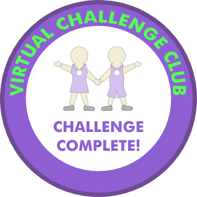 This is an open to all abilities challenge club. However you achieve the distance is up to you. Go on, earn yourself a medal!
