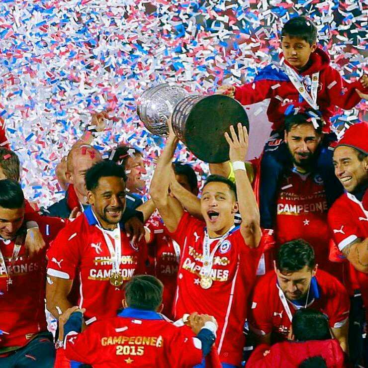 SOMOS BICAMPEONES DE AMÉRICA  2015-2016 #VivaChile #VamosChile Somos #LaRoja